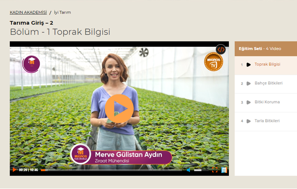 Migros Tarım Akademisi - Tarıma Giriş Eğitimi | Mga